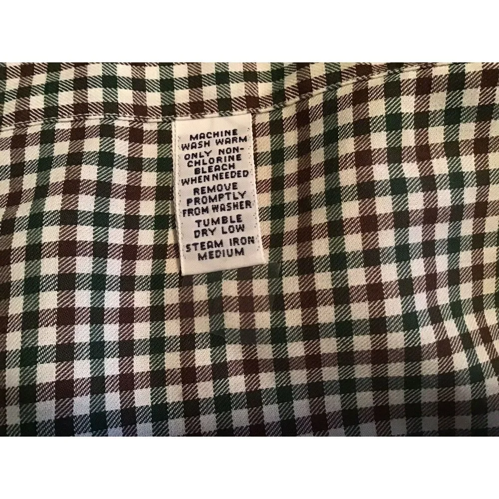 Ralph Lauren Blake Button Down Shirt Long Sleeve Size‎ Medium Gingham Plaid